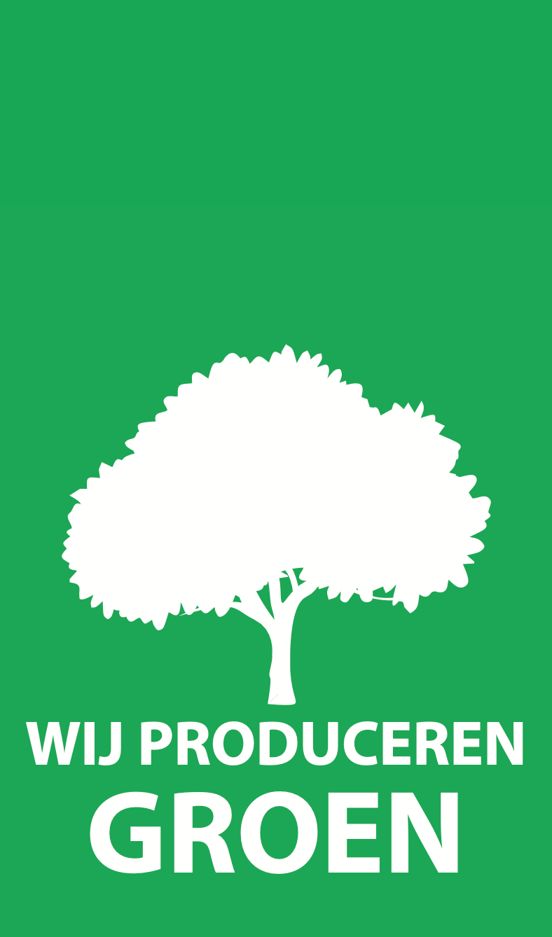 Wij produceren groen!